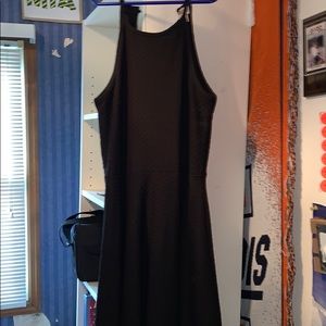 Black skater dress